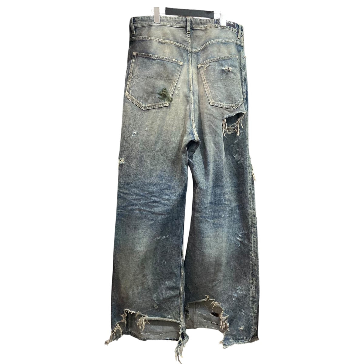 BALENCIAGA(バレンシアガ) 23SSダメージ加工バギー デニムパンツ745213
