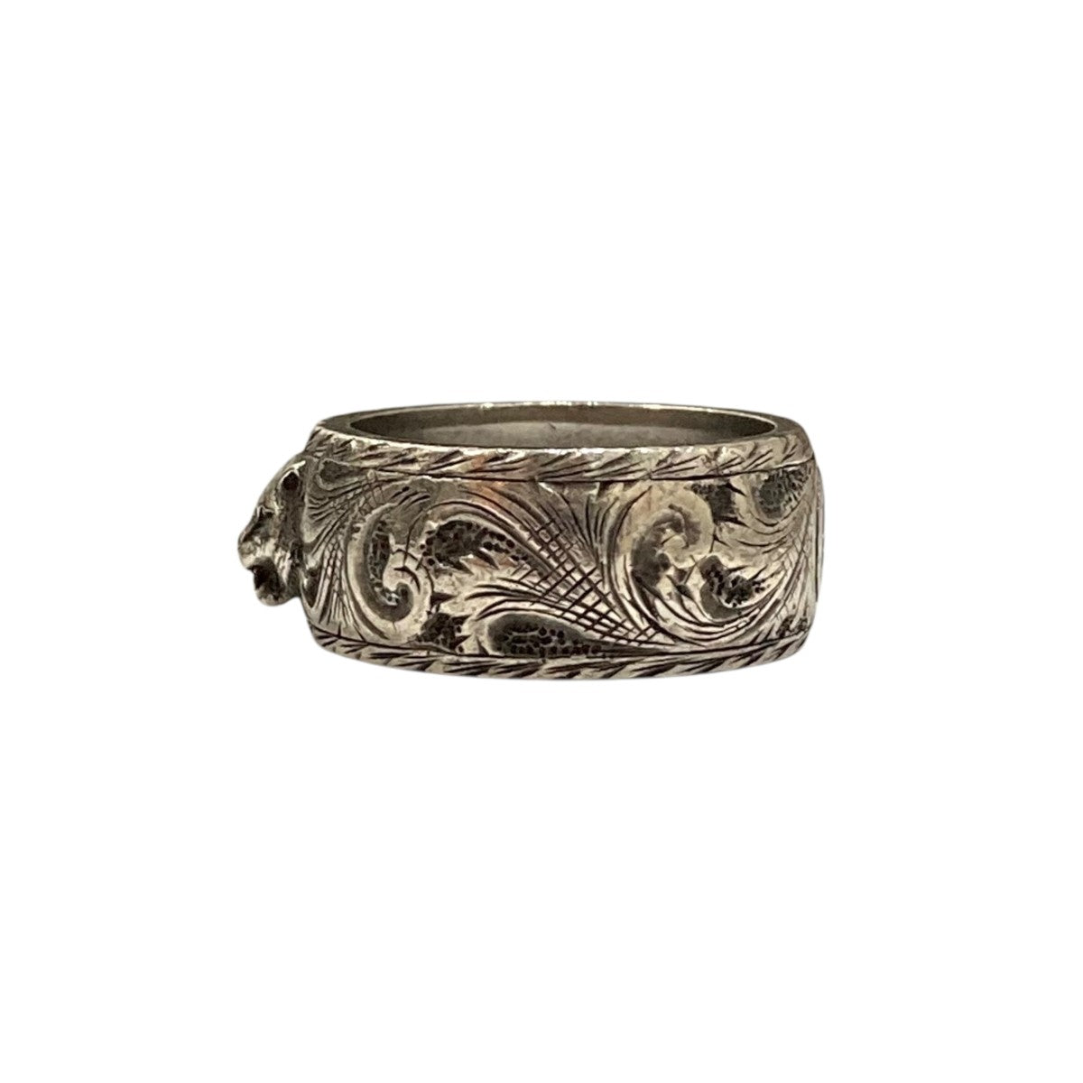 GUCCI(グッチ) キャットヘッドリング43357 43357 シルバー サイズ 18