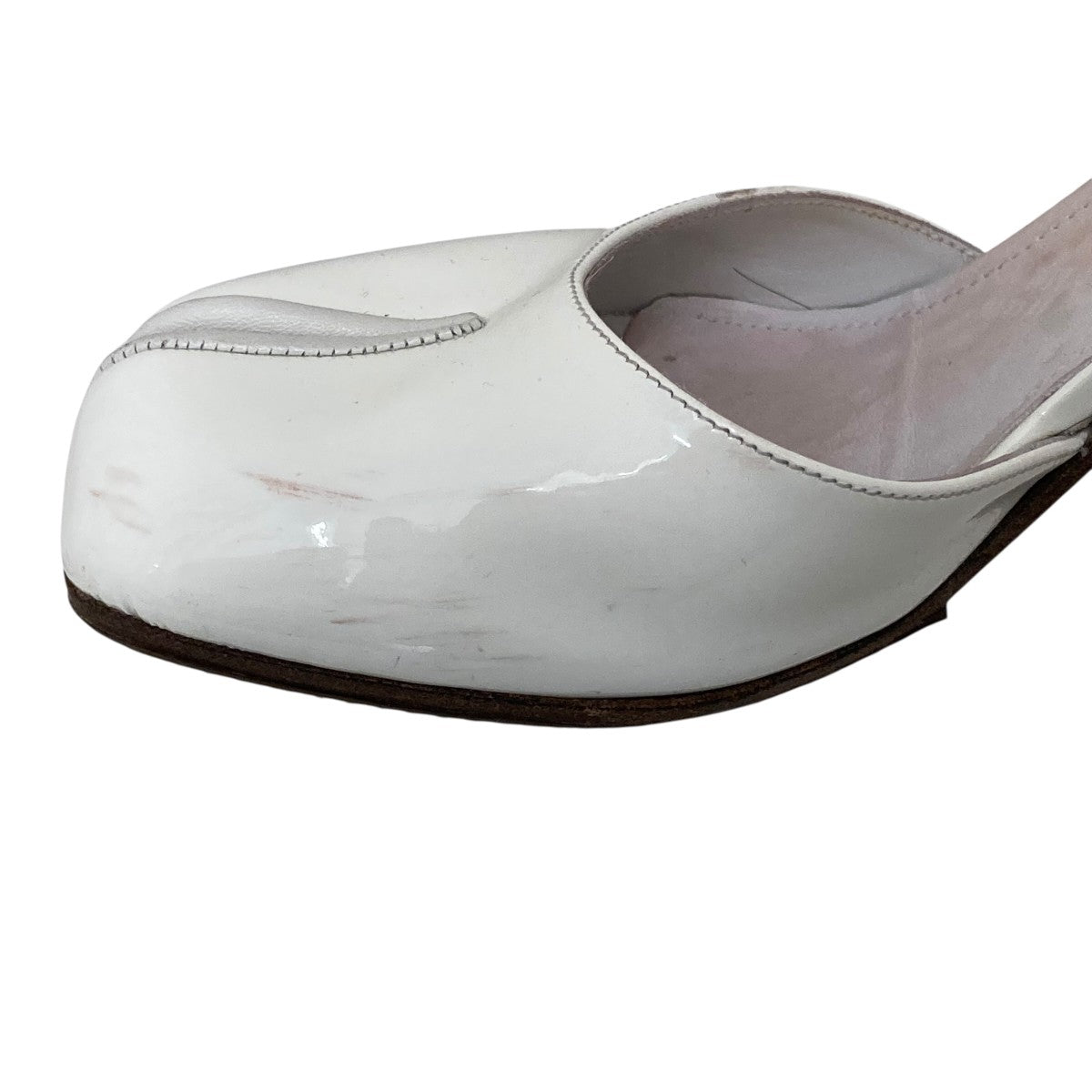 Maison Margiela(メゾンマルジェラ) ヒールパンプス ホワイト サイズ