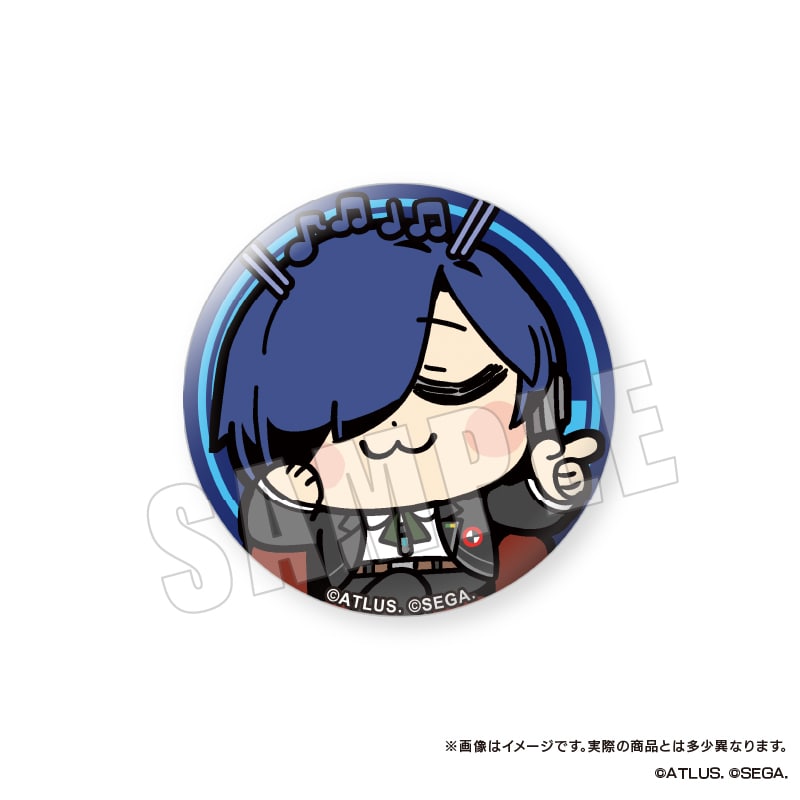 ペルソナ3 リロード 主人公×ぶくぶ カンバッジ: グッズ・その他雑貨