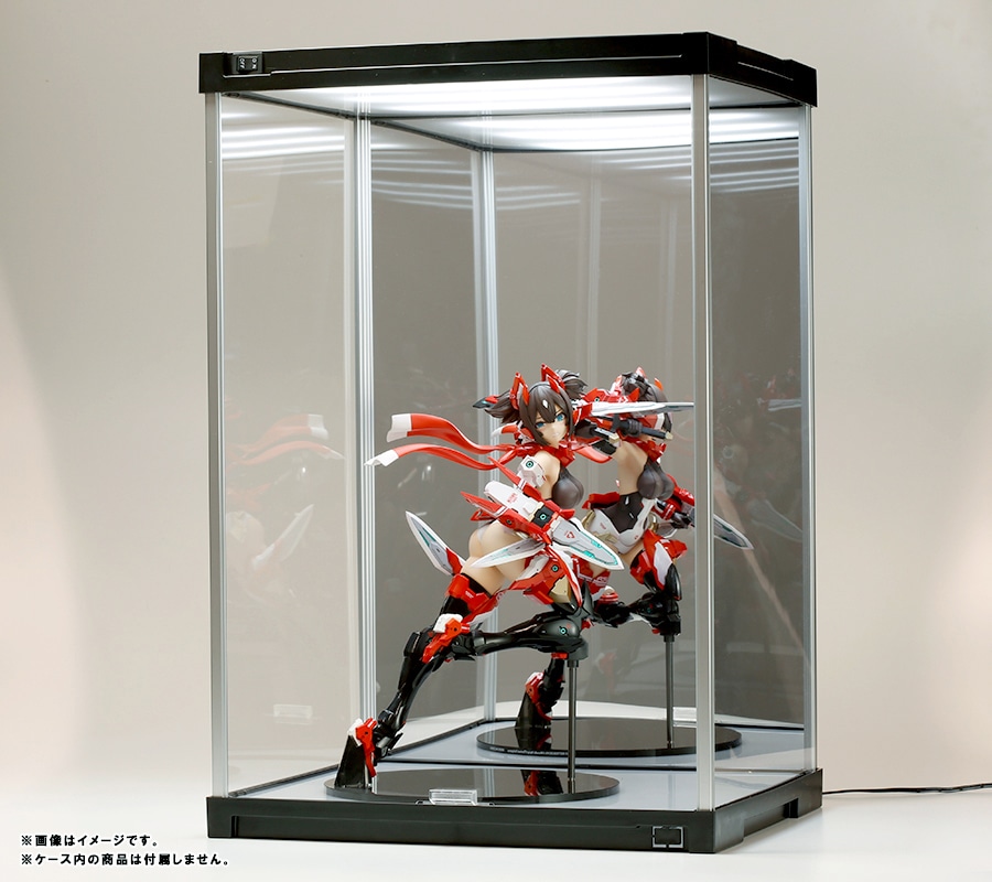 J-STAGE ハイタイプ【LED付き/UVカット/背面ミラー/ブラック】(LED付き