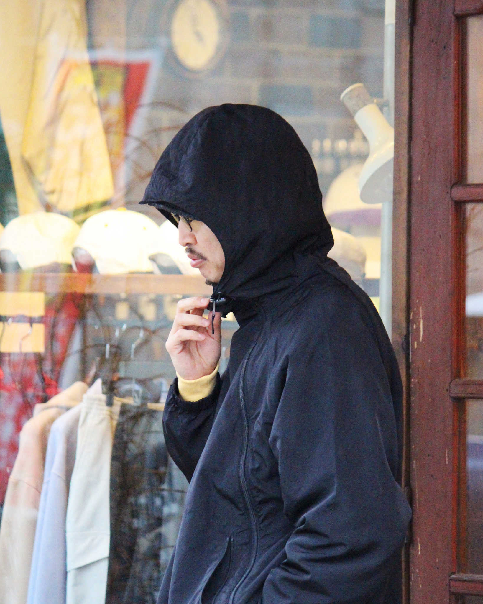 AXESQUIN アクシーズクイーン / NYLON TAFFETA BIAS ZIP JACKET