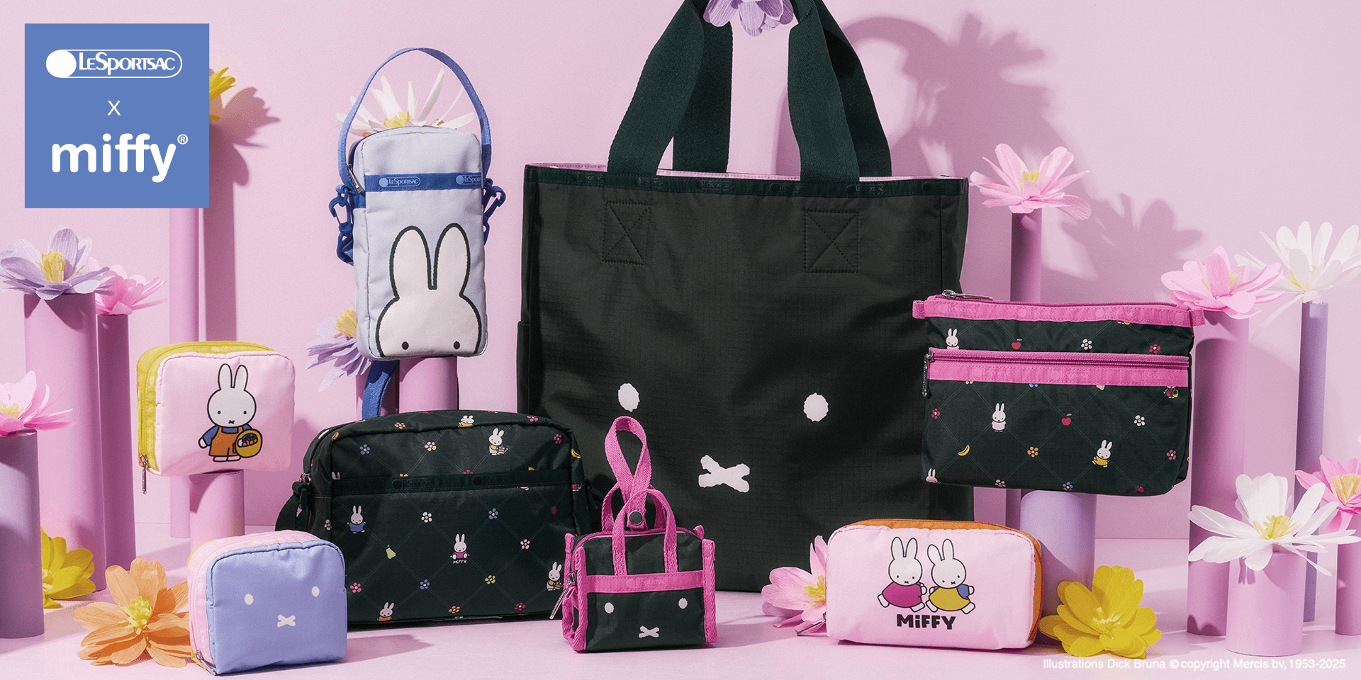 LeSportsac×Miffy】MINI PHONE CROSSBODY｜ショルダーバッグ/斜め掛け