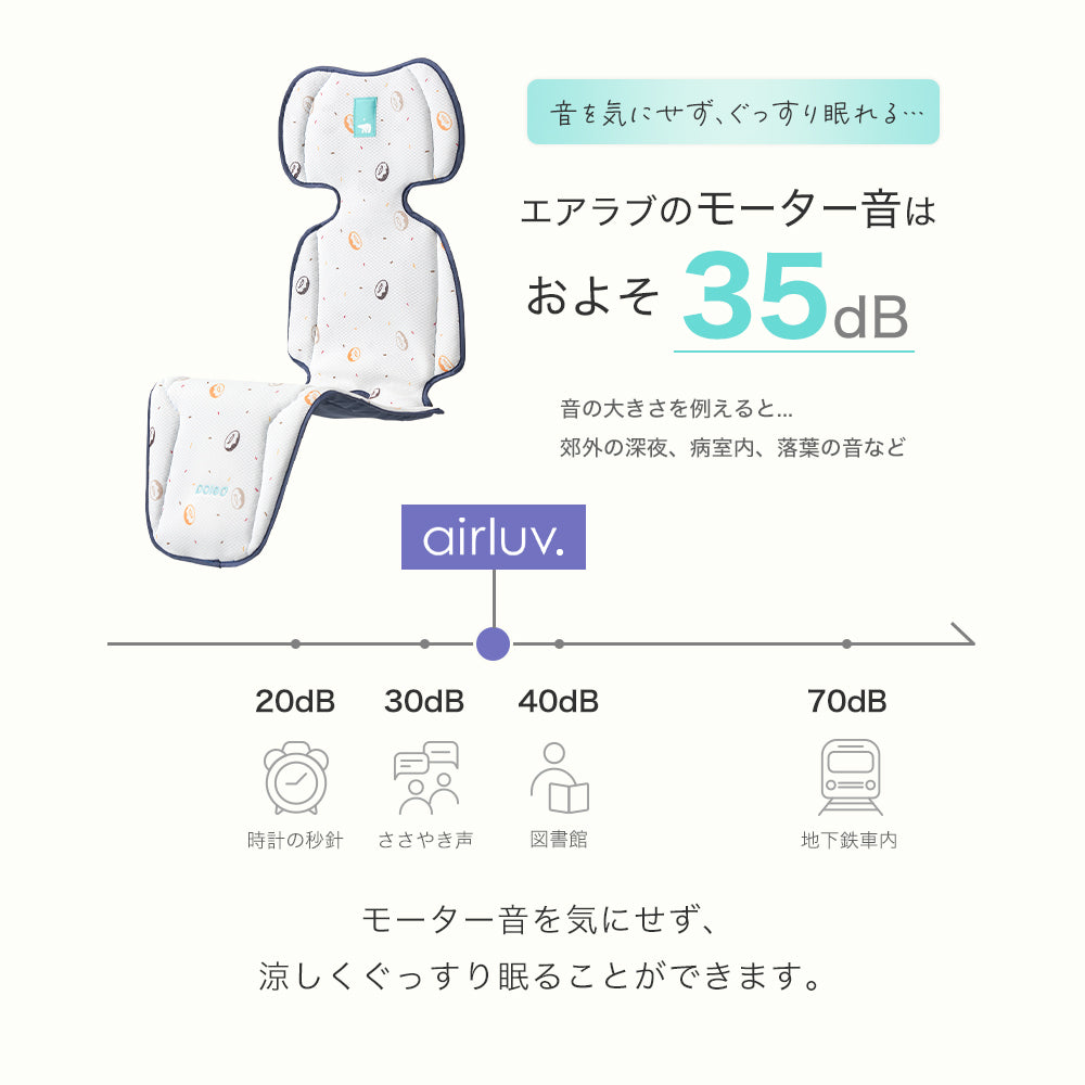 airluv3 donut | エアラブ3 ドーナッツ 送風機能付きクールシート