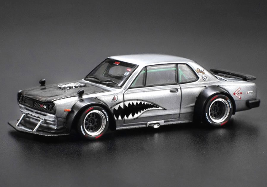 楽天市場】ポップレース 1/64 日産 スカイライン C210 街道レーサー 族