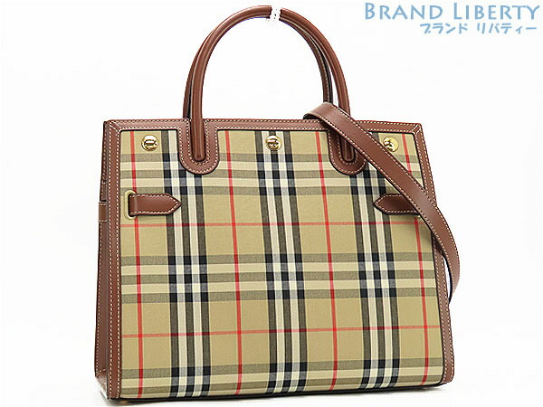 楽天市場】バーバリー BURBERRY ミニ トートバッグ ハンドバッグ 赤