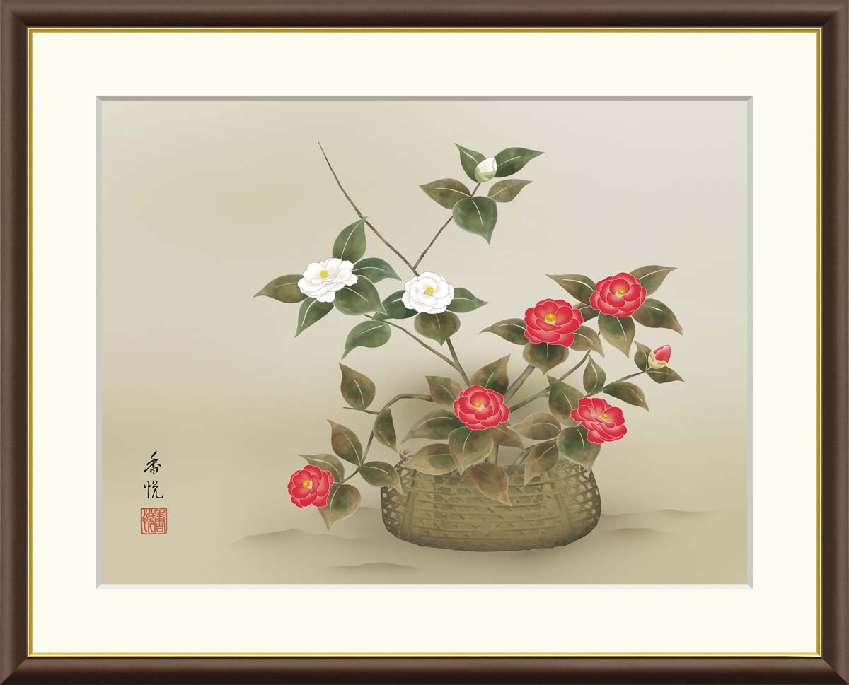 楽天市場】【SALE☆期間限定20%OFF】 和室 インテリア 日本画 「牡丹