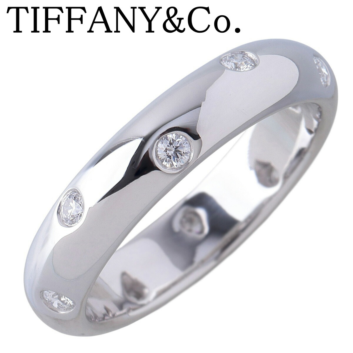 楽天市場】Tiffany&Co.(ティファニー) ドッツリング ダイヤモンド 7.5