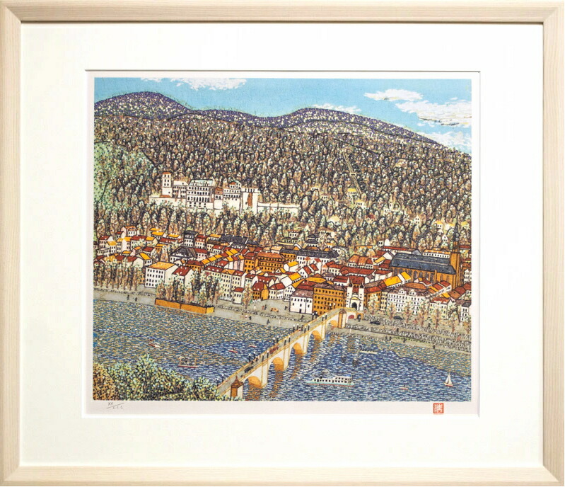 楽天市場】山下 清「 グラバー邸 」 リトグラフ 版画 : 内田画廊