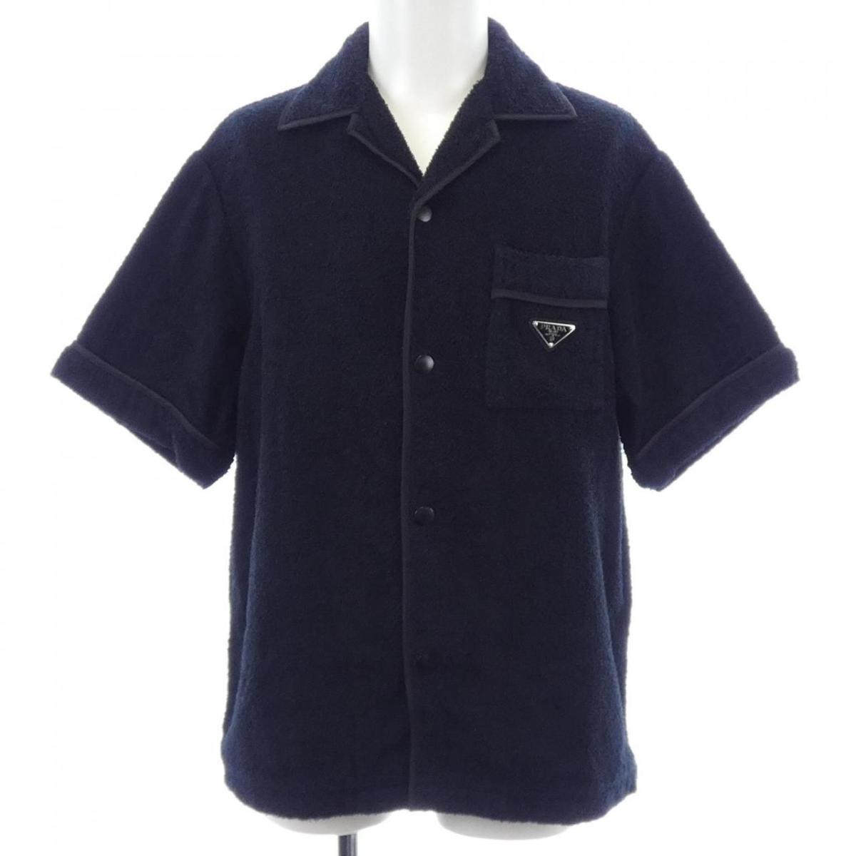 楽天市場】PRADA 2019AW Poplin Dahlia Bowling Shirt UCS319 S182