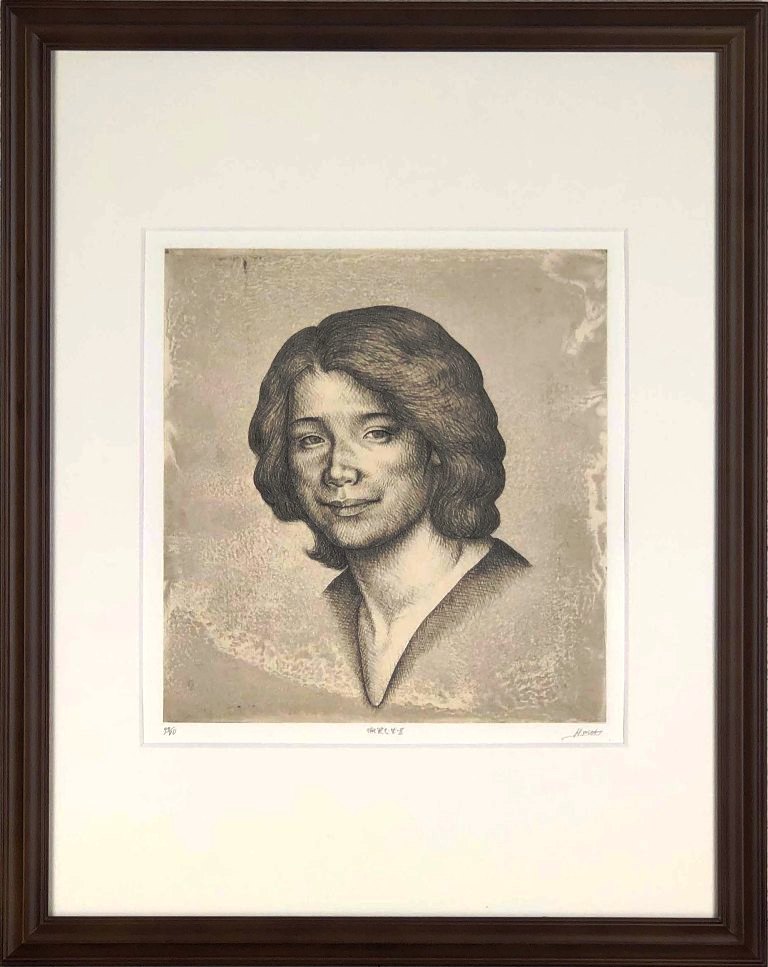 楽天市場】相笠昌義 「姉妹図」 銅版画 : 小野画廊