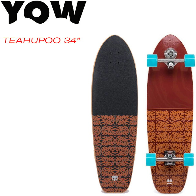 楽天市場】スケートボード 【YOW】【PADANG PADANG 34“ Surfskate