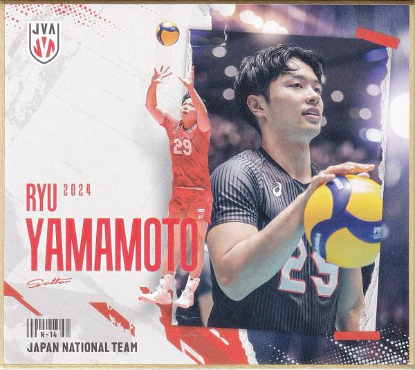 楽天市場】「バレーボール男子日本代表2024」公式トレーディングmini