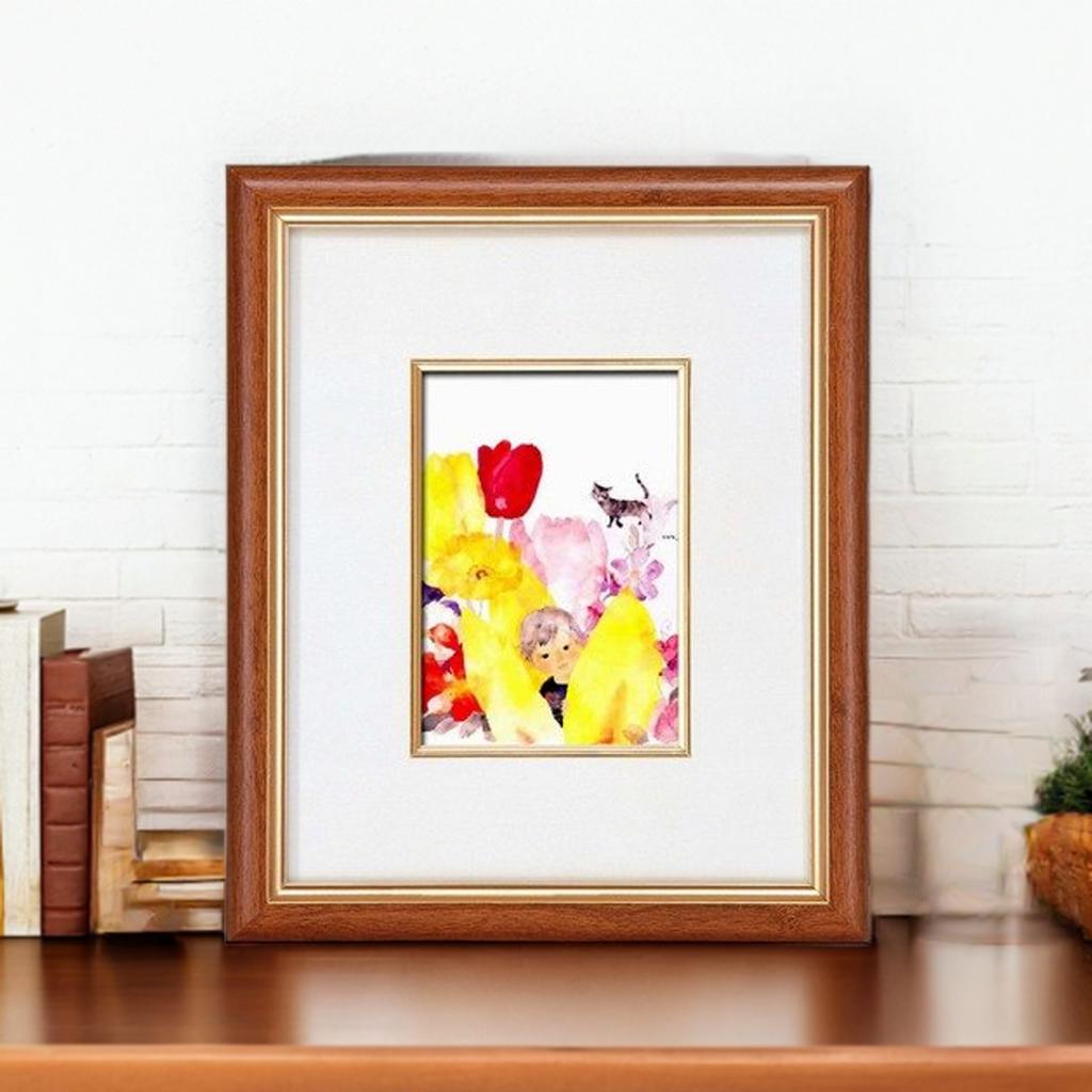 いわさきちひろ リトグラフ いわさきちひろ 「花と赤ちゃん」 161/365