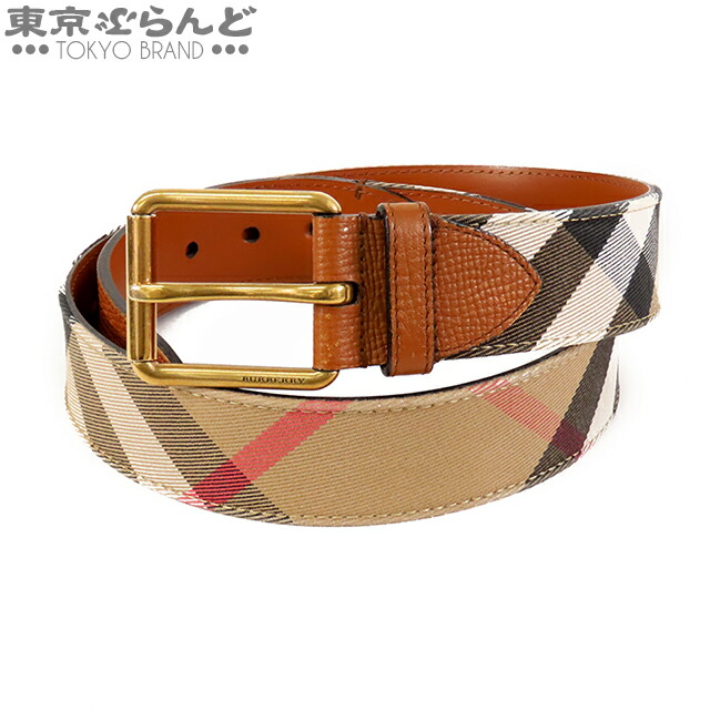 楽天市場】BURBERRY バーバリー ベルト ノバチェック チェック柄