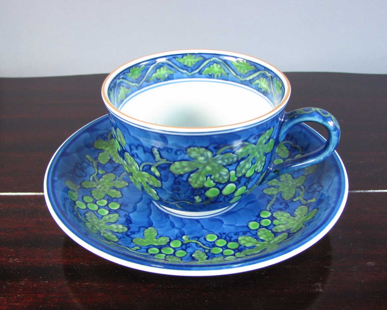 楽天市場】【有田焼】【源右衛門窯】 染錦ミナイ手樹下美人 碗皿