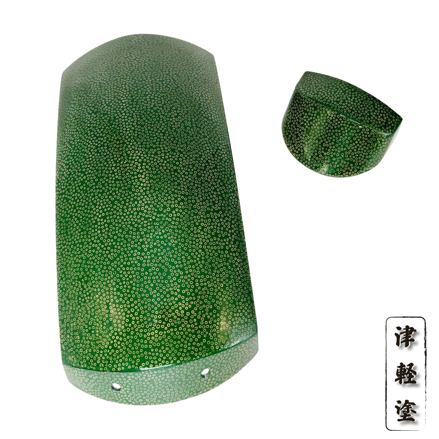楽天市場】【 津軽塗 胴掛 -唐塗り-牡丹 (紐付) 】津軽三味線用 胴掛け