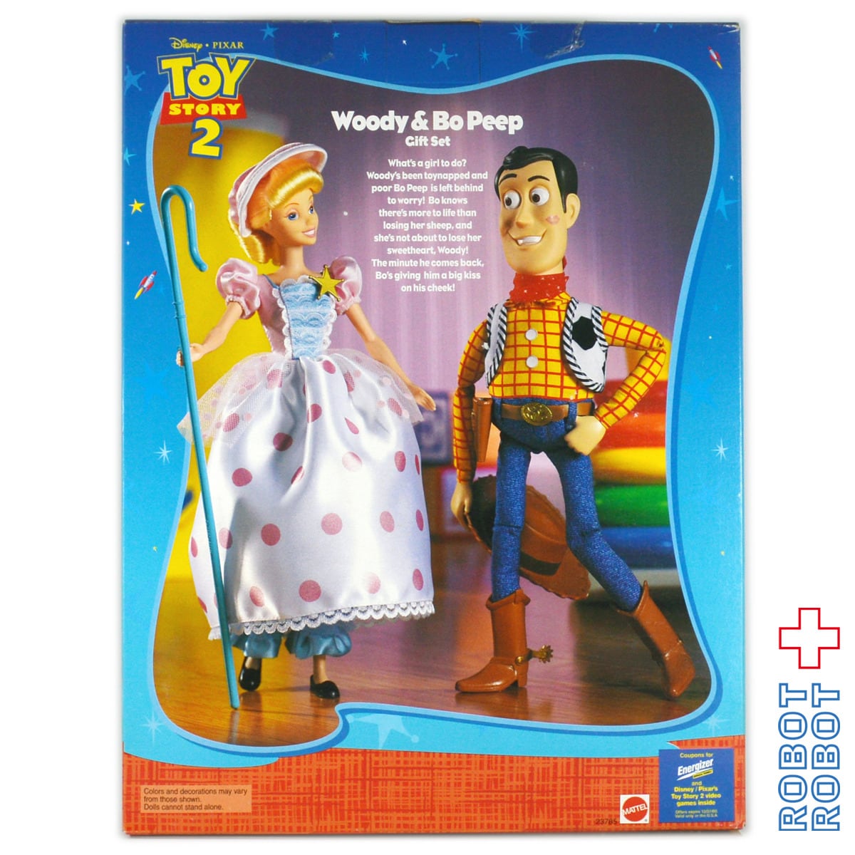 マテル社 トイ・ストーリー2 ウッディ＆ボー・ピープ ギフトセット 箱