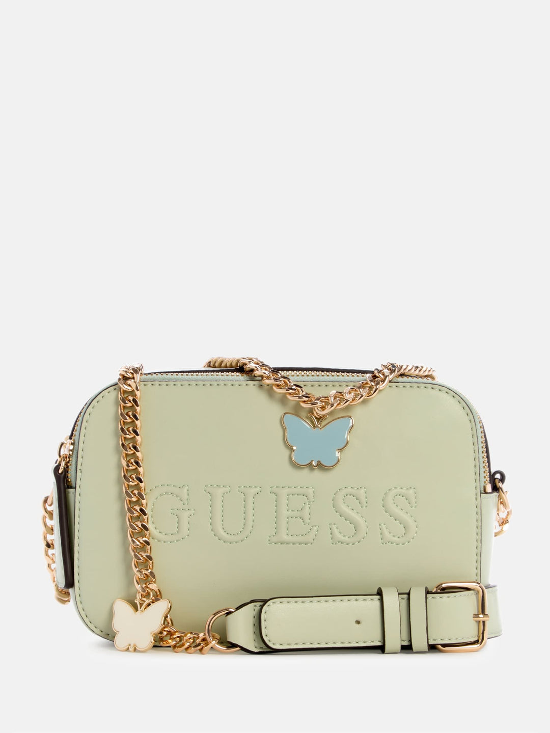 Guess Factory Lilly Ann Double-Zip Crossbody | ShopSimon