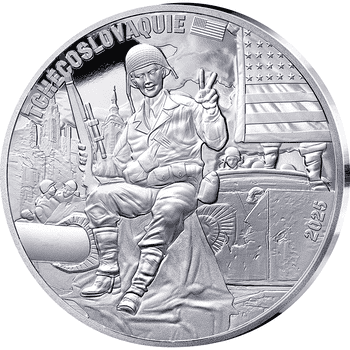 フランス 2025年 ヨーロッパ戦勝記念日80周年 連合国4カ国 10ユーロ