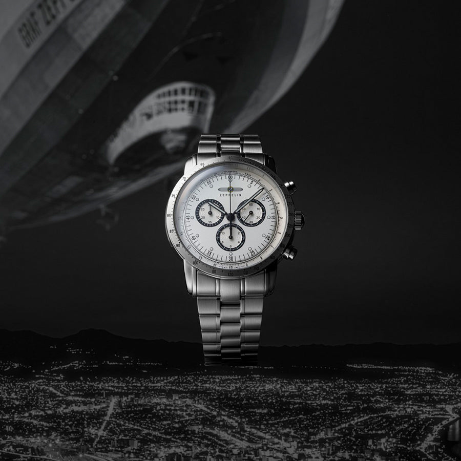 ツェッペリン 100周年記念シリーズ 日本限定 クロノグラフ 8894M-1