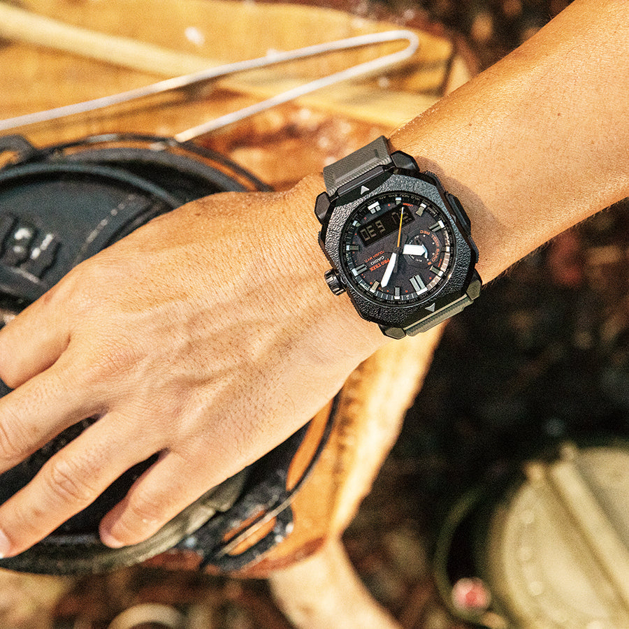 プロトレック クライマーライン 焚火 PRW-6900BF-1JF メンズ 電波