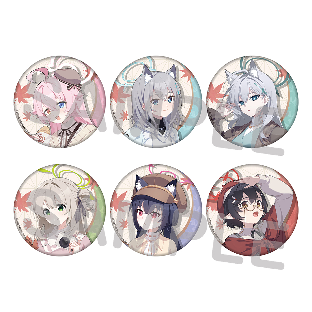 Yostar OFFICIAL SHOP ONLINE / 描きおろし缶バッジ（アビドス高等学校