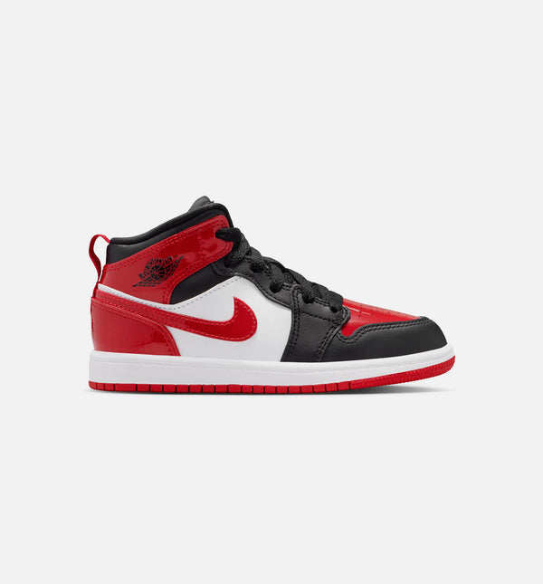 Jordan DQ8426-061 Air Jordan 1 Mid Black Gym Red Mens Basketball