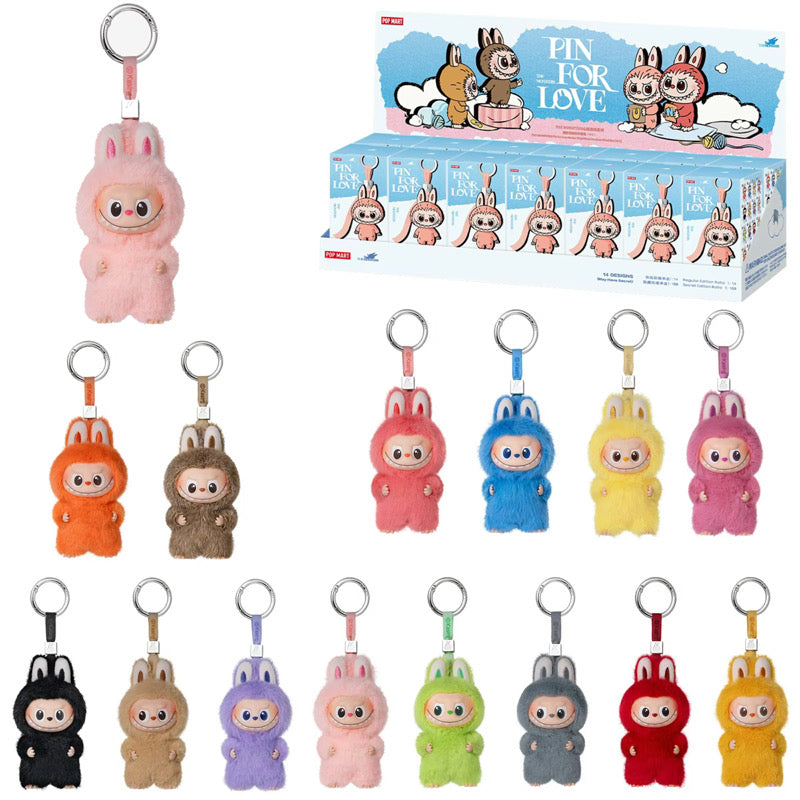 Popmart Labubu V4 Pin for Love Keychain 1pcs Blind Box N-Z – POPNATION
