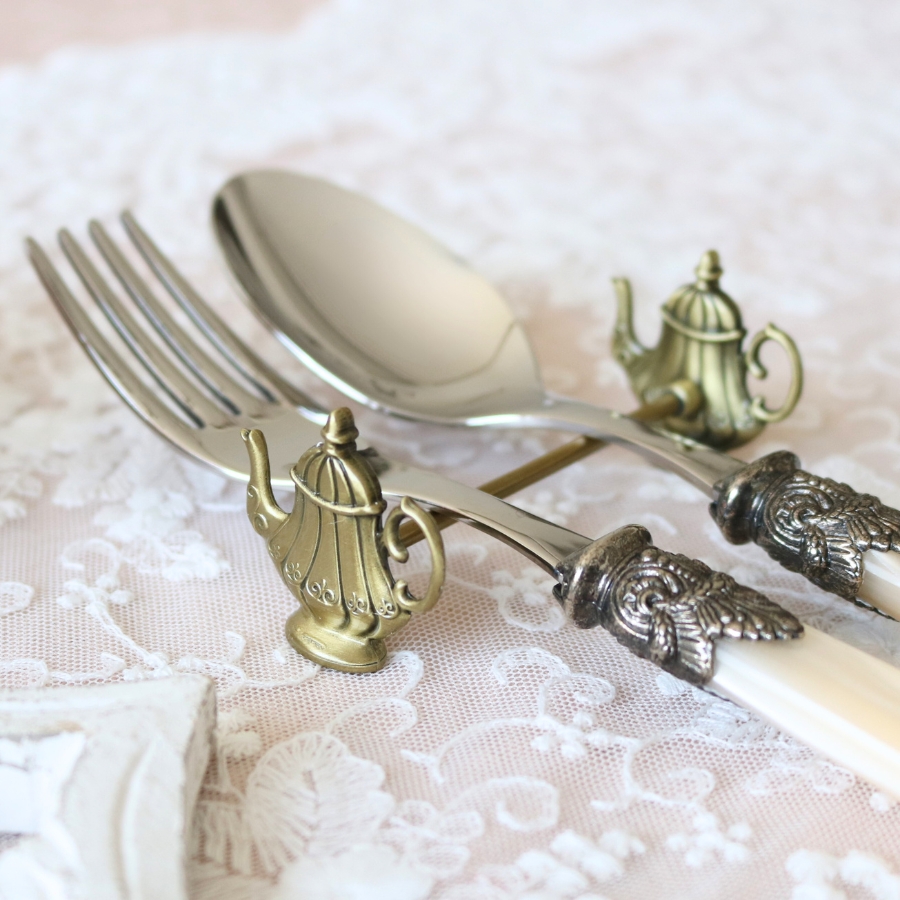 カトラリーレスト 箸置き おしゃれ 2個セット ゴールド ナイフレスト