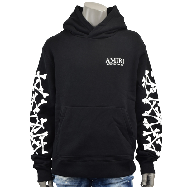 AMIRI（アミリ） BONES STACKED HOODIE/ボーンズ モチーフ ロゴ