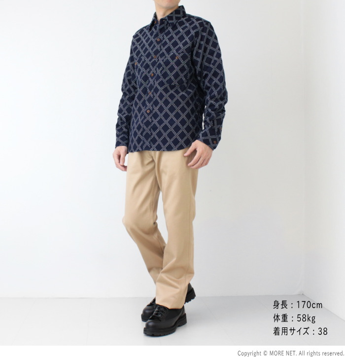 STUDIO D'ARTISAN（ステュディオ・ダ・ルチザン） インディゴ刺し子