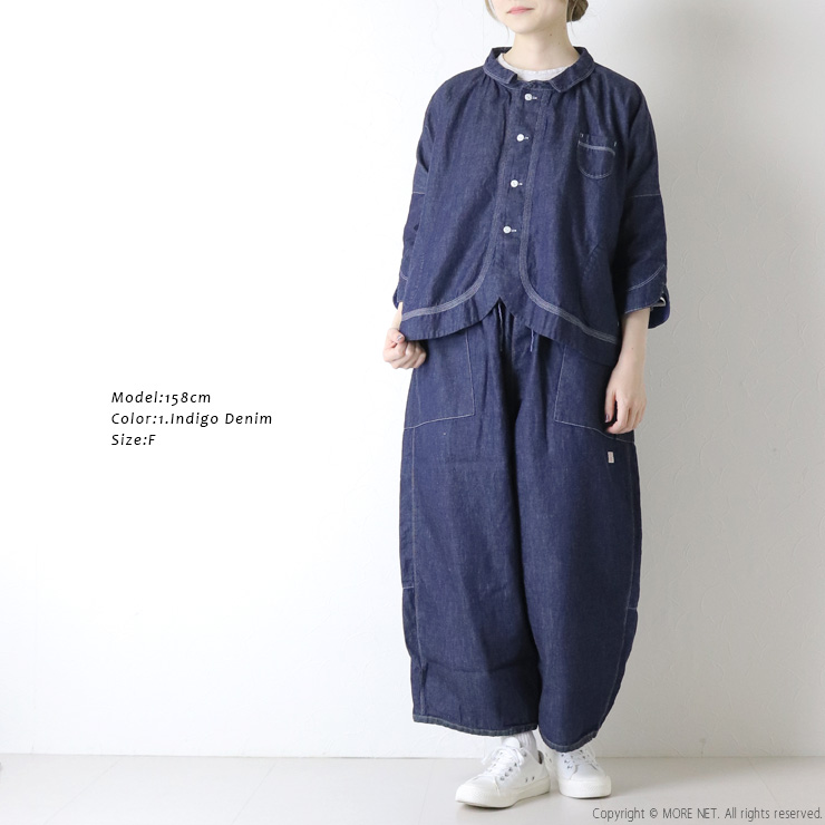 快晴堂】Girl'sライトオンスデニム斜めポケットNewころんパンツ 快晴堂