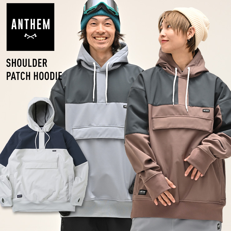 24-25 ANTHEM アンセム SHOULDER PATCH HOODIE ショルダーパッチ