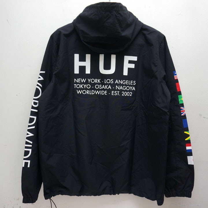 HUF（ハフ） アノラック REGIONAL TOUR ANORAK ナイロンジャケット