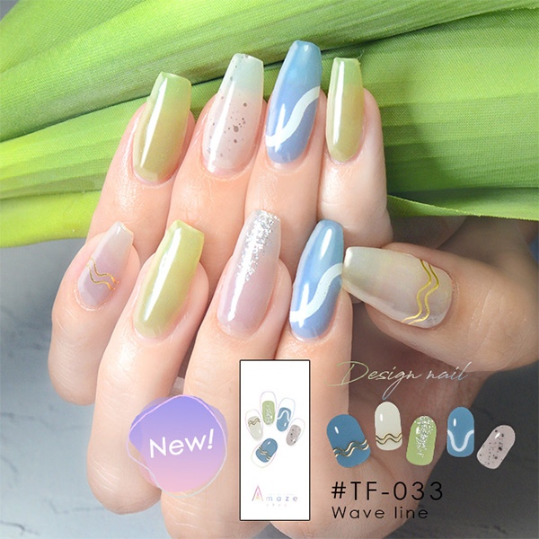 AMAZE 【☆雑誌掲載☆】 ジェルネイルシール 新デザイン AMAZE LILACIL