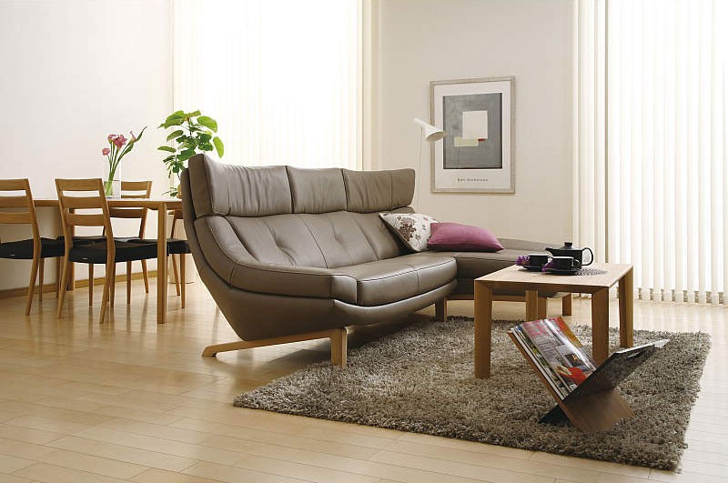 カリモク家具（KARIMOKU FURNITURE） カリモク 右肘&左肘ソファ 2人掛