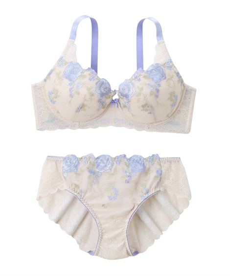 ニッセン（nissen） ブラジャー ショーツ セット レディース 高嶺の