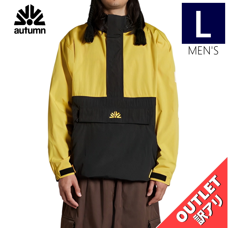 OUTLET】24-25 AUTUMN CASCADE ANORAK JKT YELLOW BLACK Lsize