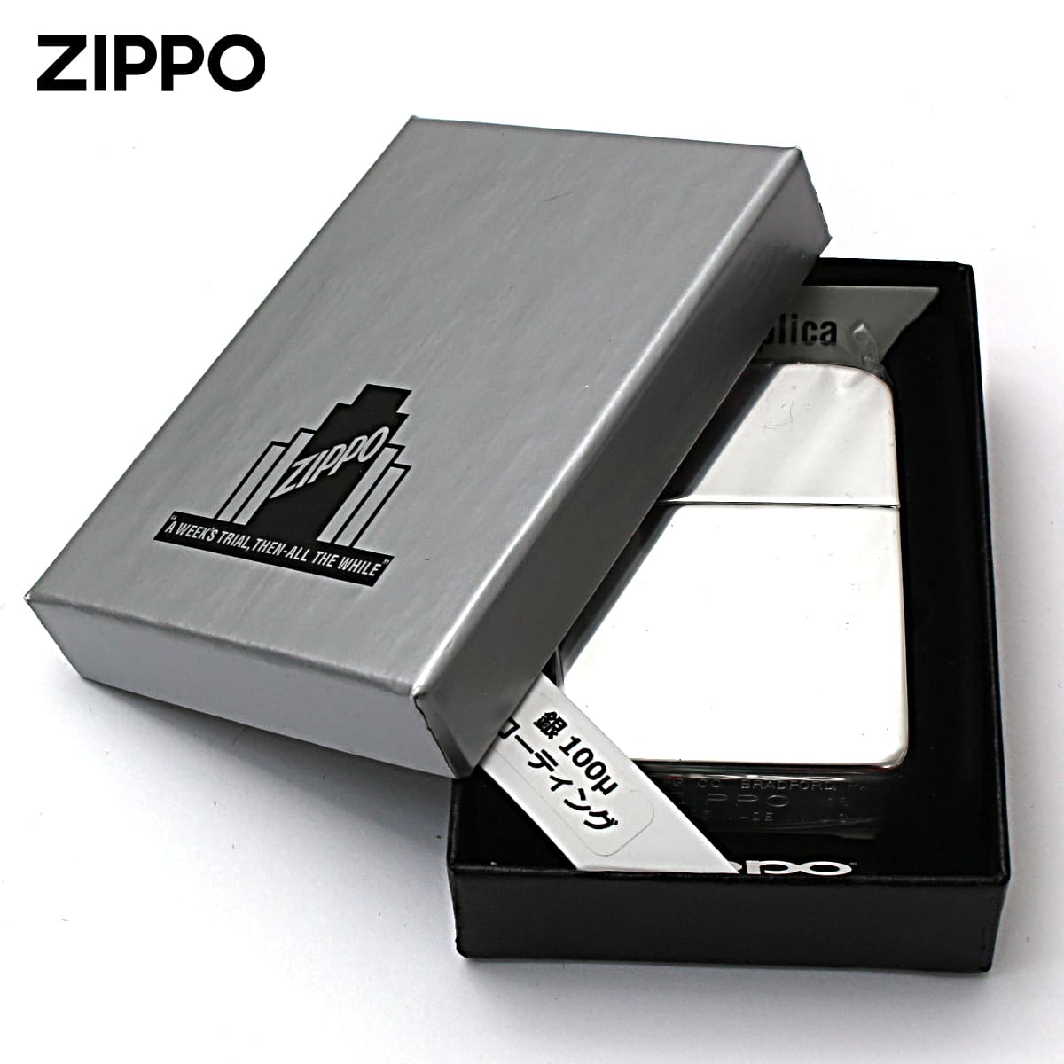 レプリカ Zippo ジッポライター 1941レプリカ 無地 100 ミクロン