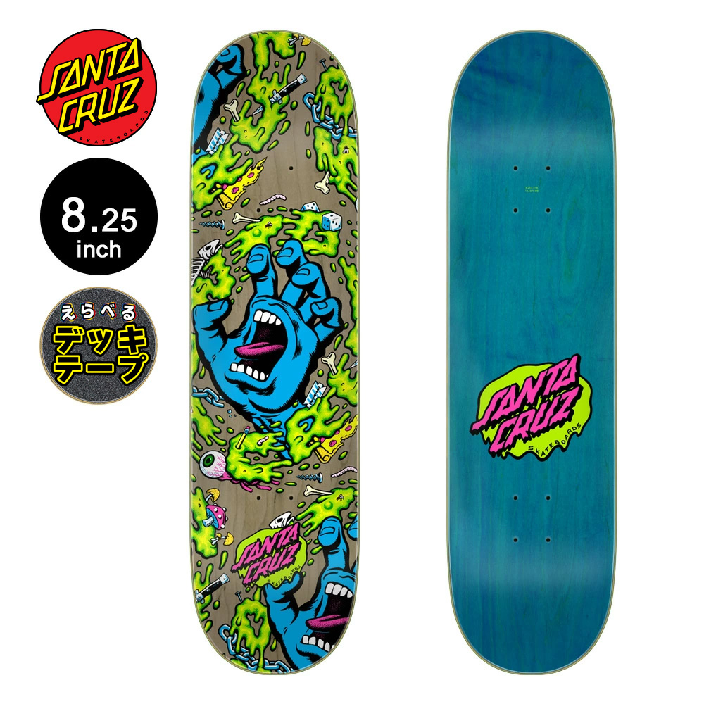 SANTA CRUZ（サンタクルーズ） スケボー デッキ 8.25 SLIME SCREAM