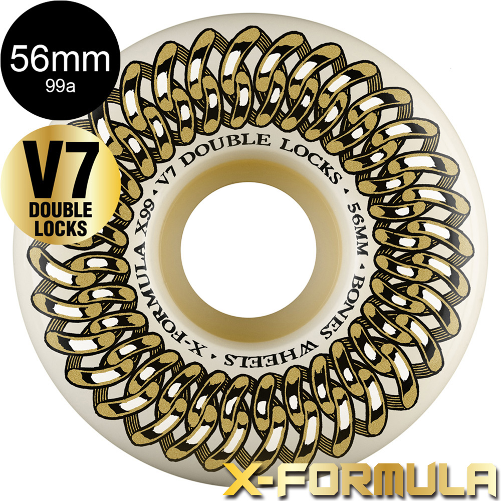 ボーンズ ウィール BONES WHEELS 56mm X-FORMULA DOUBLE LOCKS V7 99A