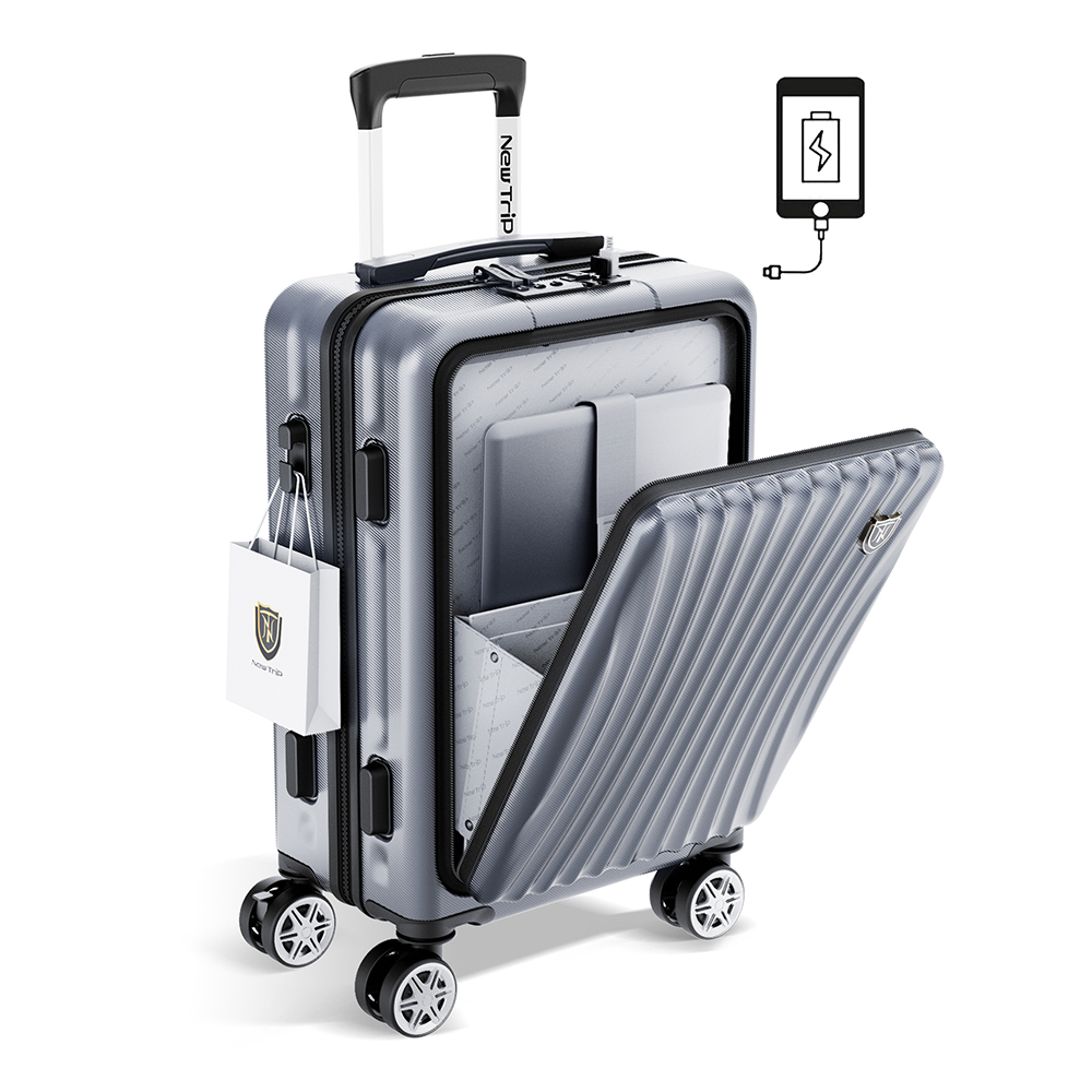 New Trip スーツケース フロントオープン キャリーケース 機内持ち込み