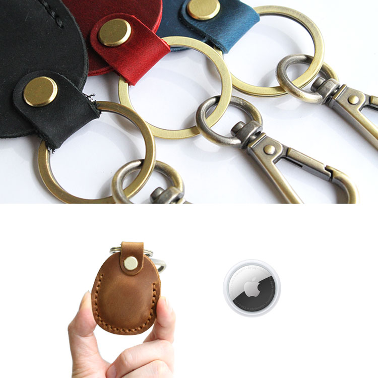 Airtagケース キーホルダー メンズ レディース レザー 本革 オイル