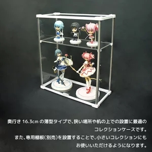 すっきり薄型 アクリル コレクションケース （タテ型 背面クリア