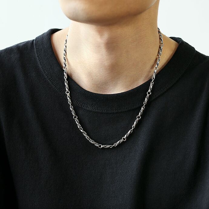 Binich（ビニッチ） シルバー925 ツイスト ネックレス メンズ