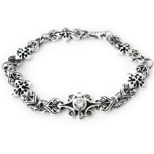 Binich（ビニッチ） ブレスレット メンズ シルバー925 ジルコニア