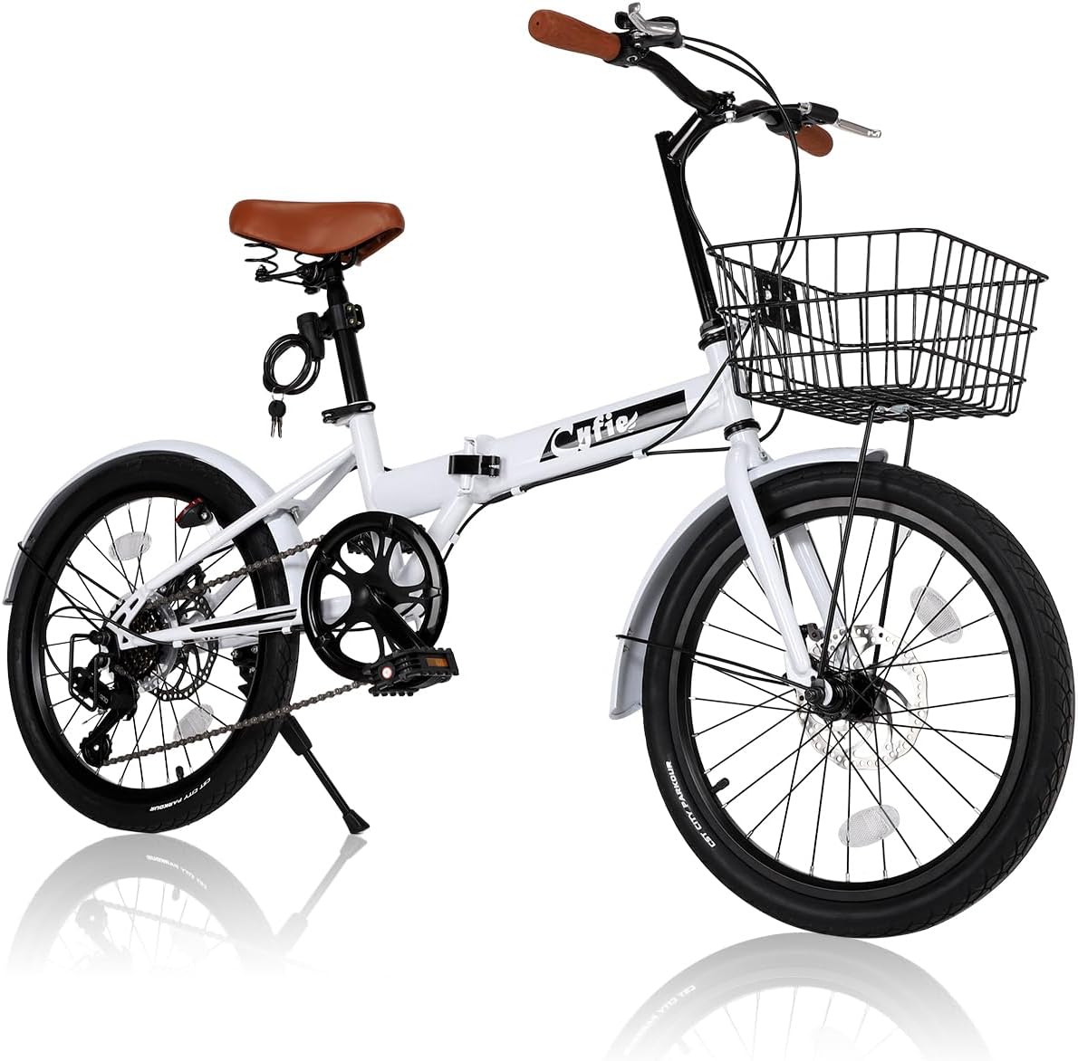 3-5日限定10倍P付] 折りたたみ自転車 20インチ 自転車 シマノ7段変速