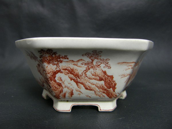 下野(中田)武山 金蕎麦釉丸切足鉢 1.5号(5.5cm) : 鉢や 暮路空 - 通販