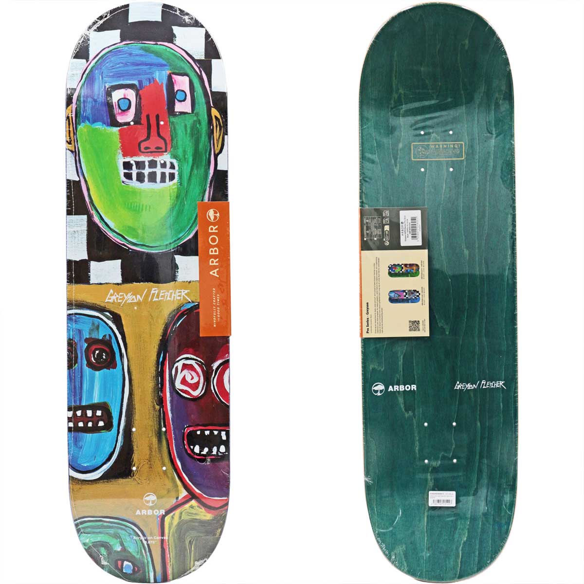 Arbor アーバー 8.875インチ スケボー デッキ Skateboards Pro Greyson
